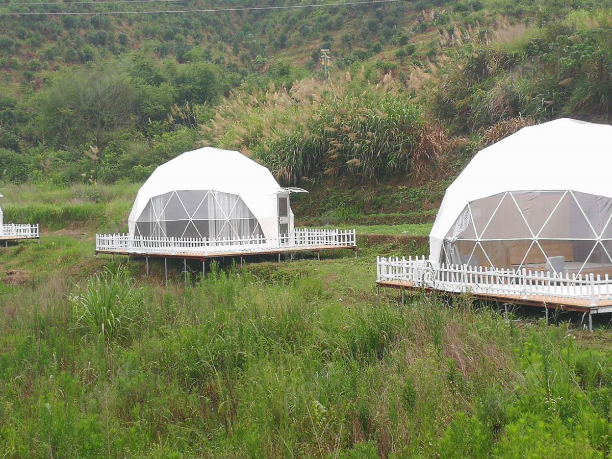 Jardín Impermeable Sala de Estar y Cápsulas Ecológicas Glamping - Qingyuan, Guangdong